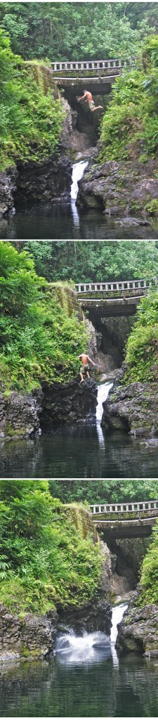 No psychologist needed - jumping feet first here means this guy is at least partially sane.