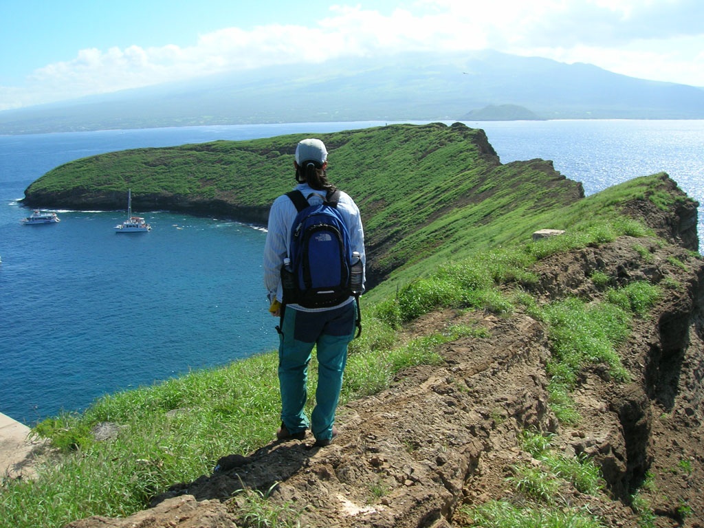 Kim Starr on Molokini