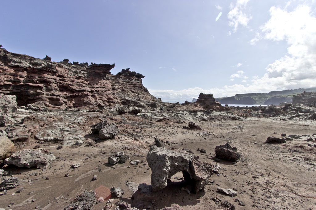 "Acid War Zone" Rock formations