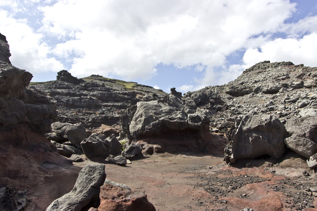 "Acid War Zone" Rock formations