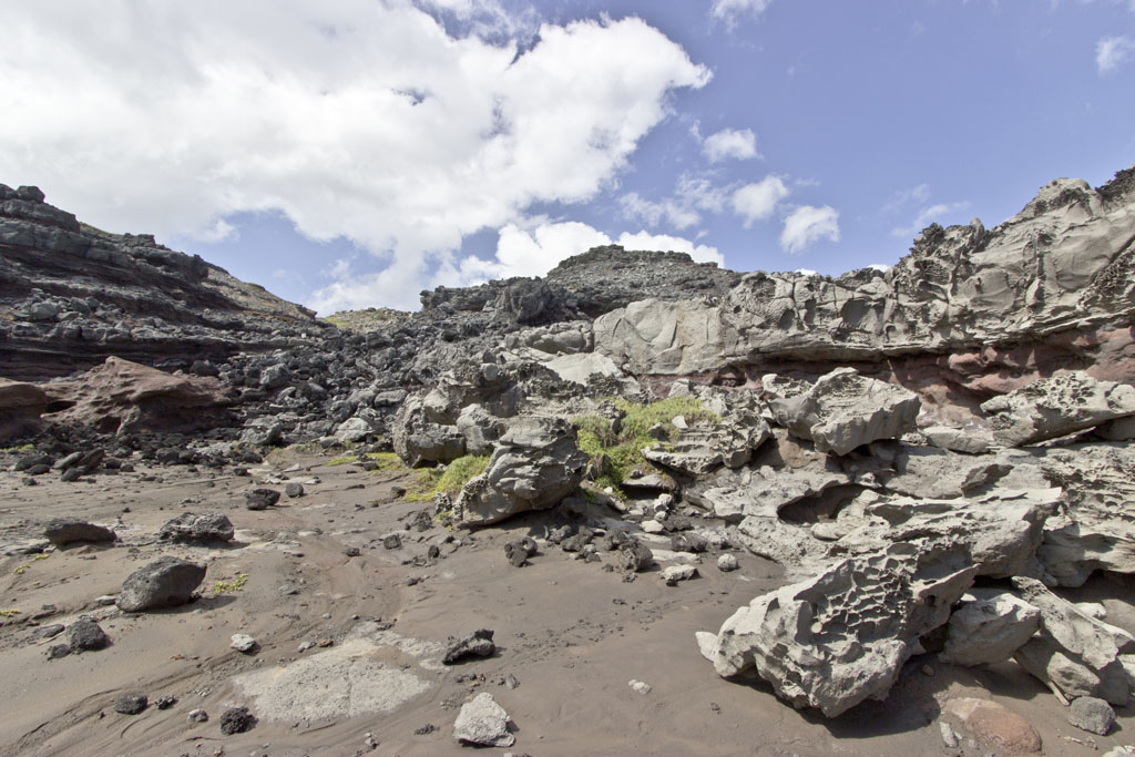 "Acid War Zone" Rock formations