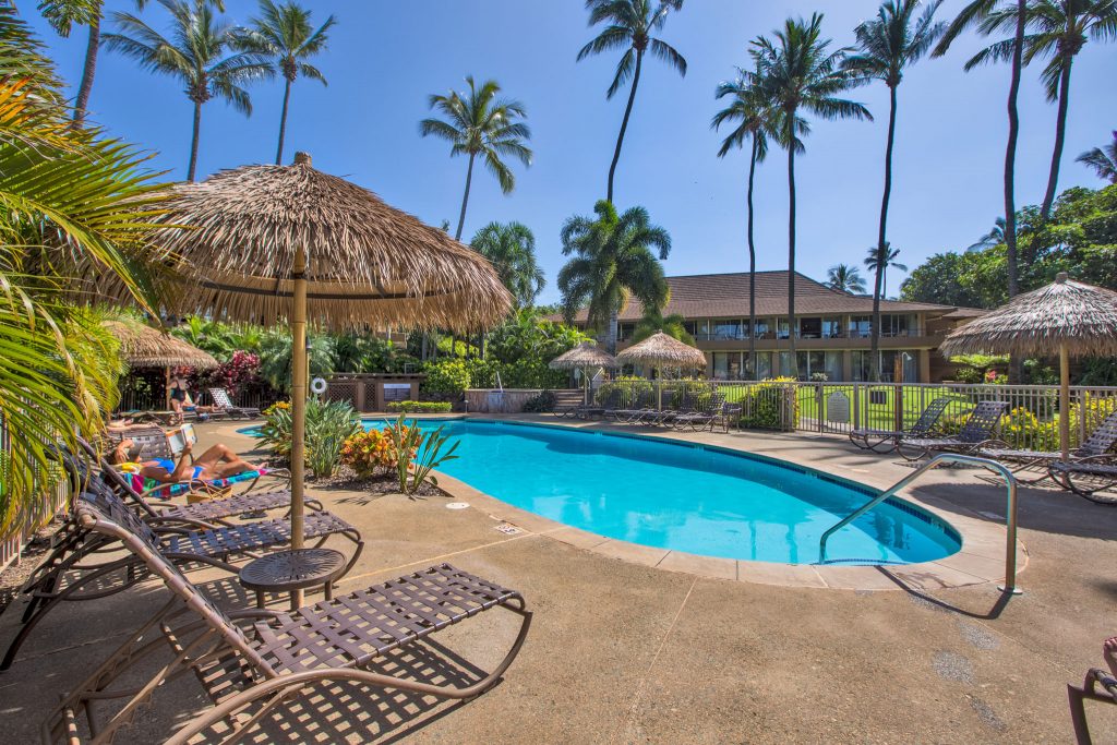 One of two pools